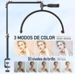 Lámpara led de media luna de mesa - Imagen 2