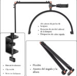 Lámpara led de media luna de mesa - Imagen 3