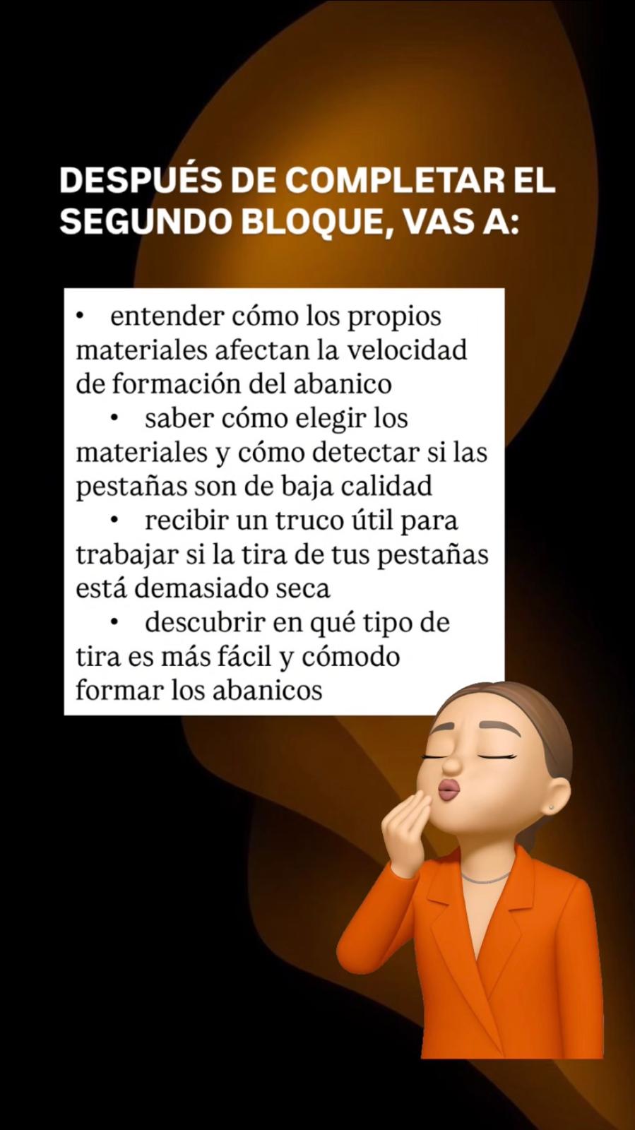 Después de completar el segundo bloque