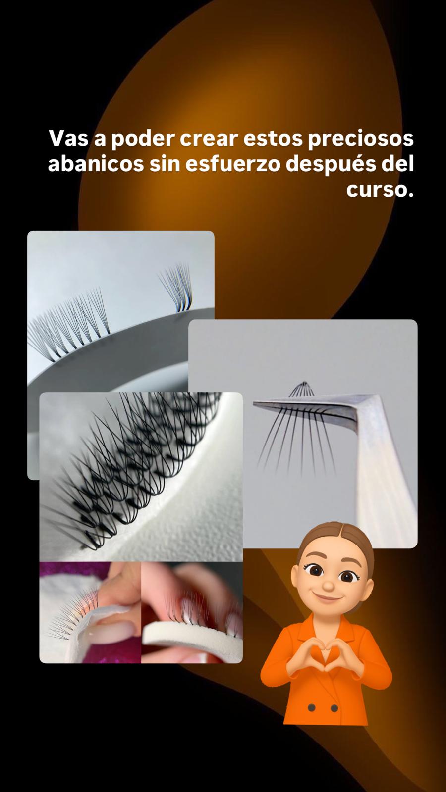 Vas a poder crear estos preciosos abanicos